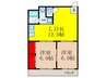 ア－ク茨木 2LDKの間取り