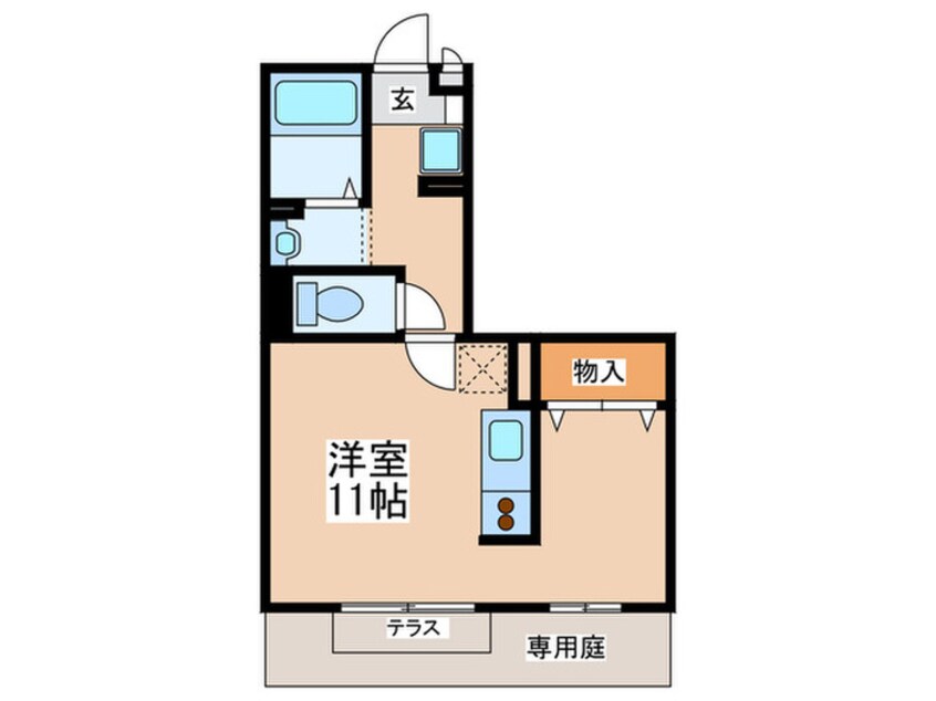 間取図 プラスパ－あさひ