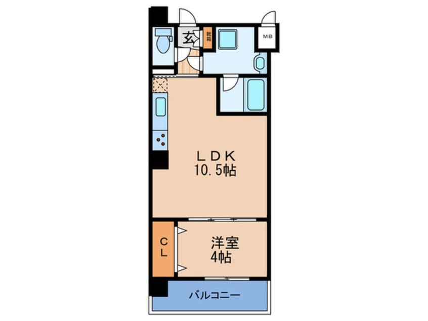 間取図 スペランツァ十三東