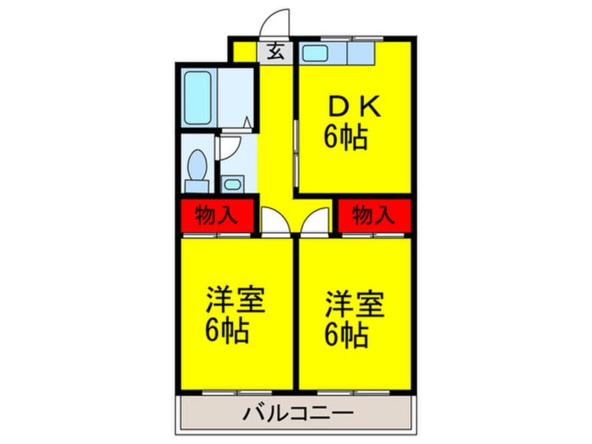 間取図 サンライフ堺