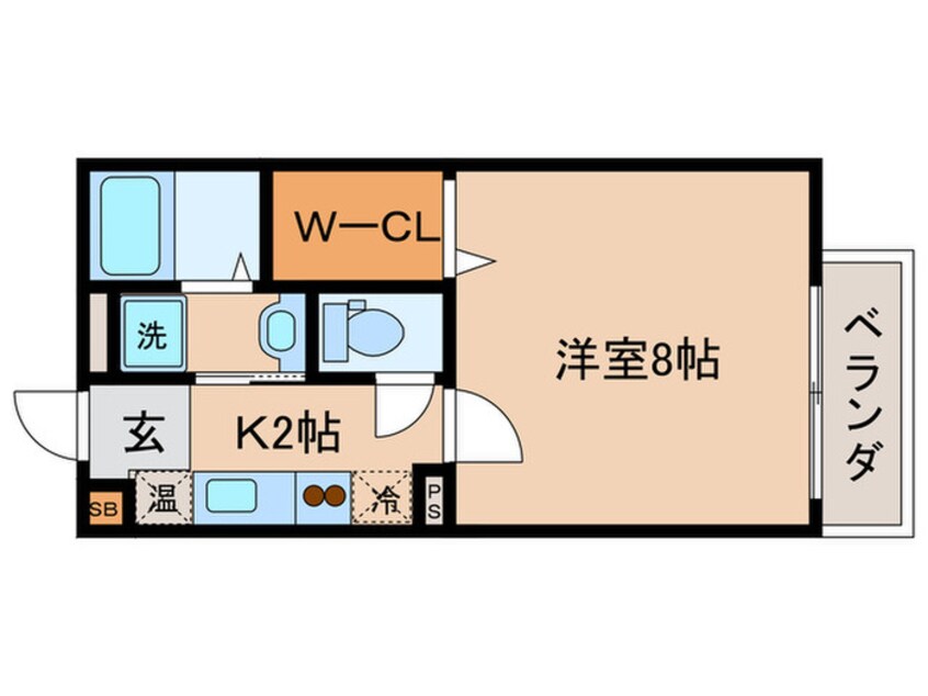 間取図 フリアンディ－ズコミュ－ン