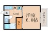 メゾン中山 1Kの間取り