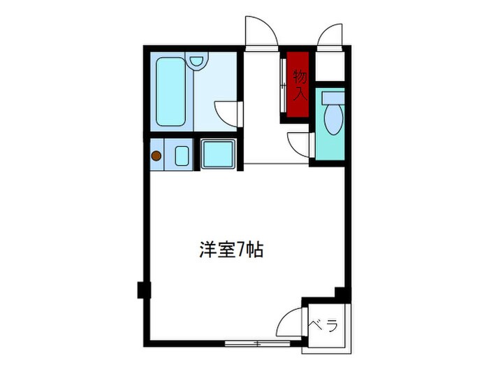 間取り図 ロ－ズコ－ト諏訪山