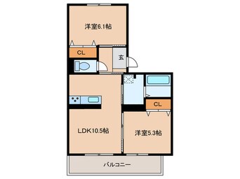 間取図 エール北花山