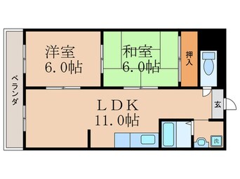 間取図 勧修寺ハイツ