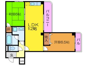 間取図 レジデンス小川