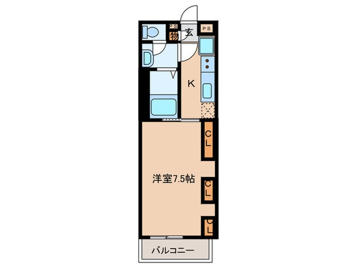 間取り図 リブリ・スカイブルー　サン