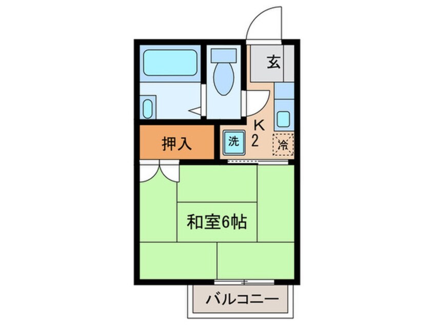 間取図 ハイツ大峰