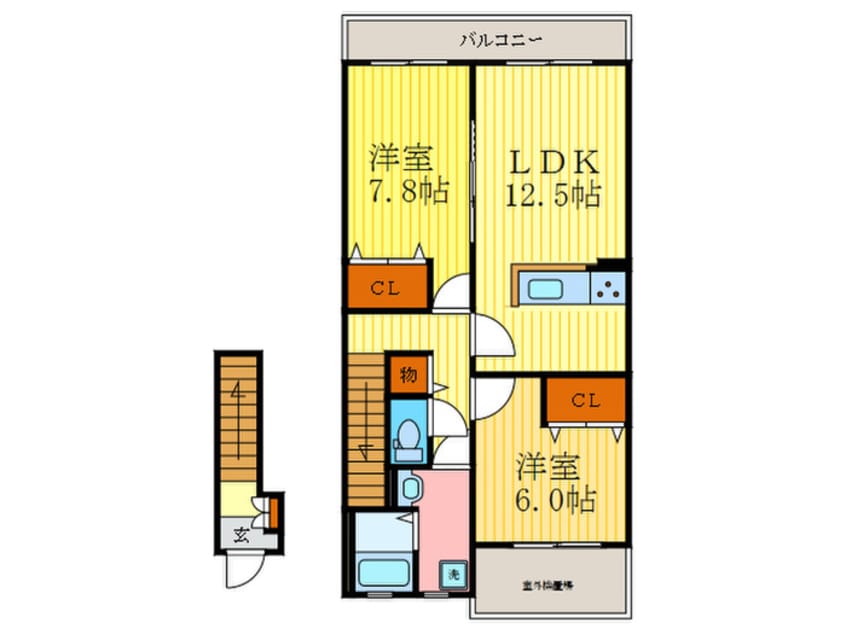 間取図 ペルル寺門
