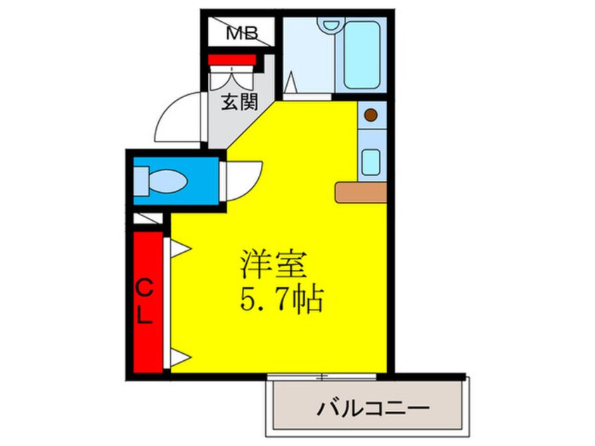 間取図 エスポワール茨木