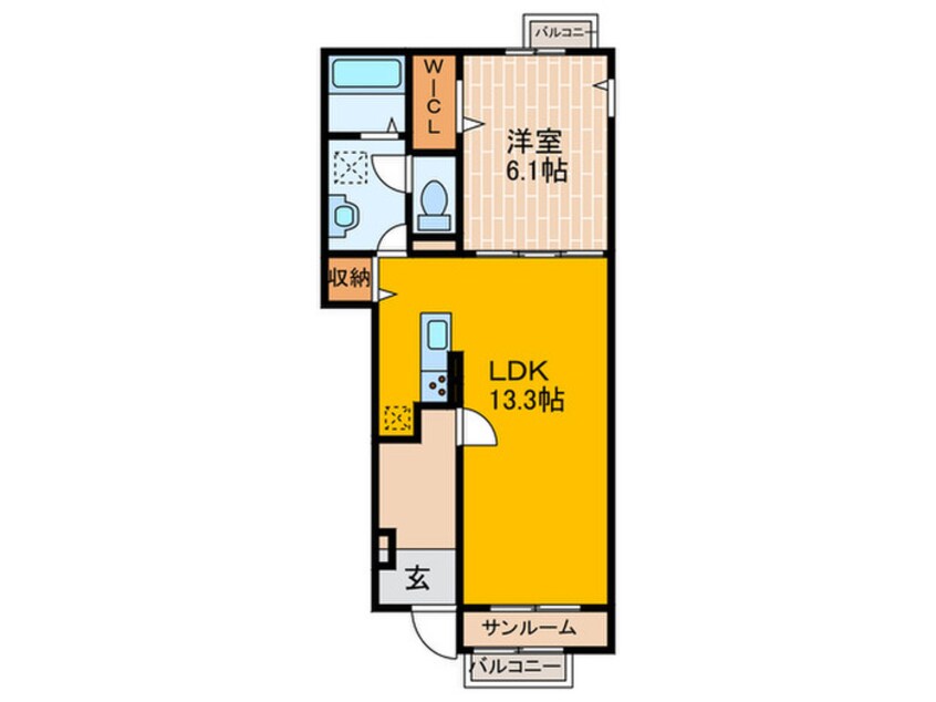間取図 セレーノメゾン