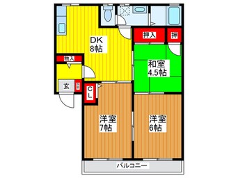 間取図 メゾン大久保