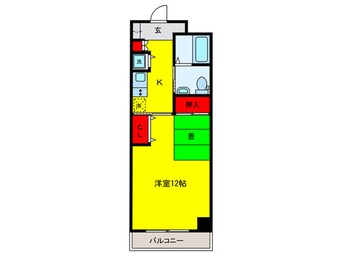 間取図 エル・セレーノ府中