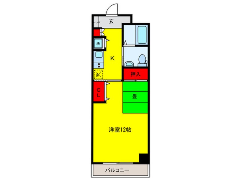 間取図 エル・セレーノ府中