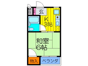 間取図 コーポリバージュ