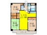 カ－サ・ラフィ－ネ 3LDKの間取り