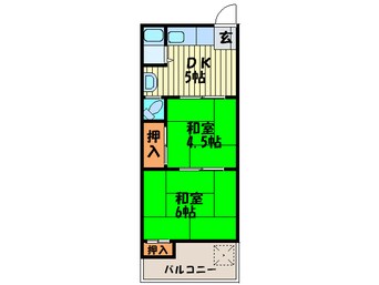 間取図 第２中田マンション