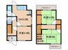 一文橋二丁目貸家 3DKの間取り