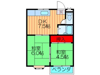 間取図 グリーンハイツユコ