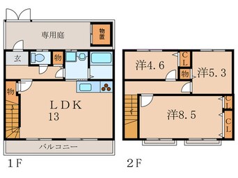間取図 ベルメゾン園田
