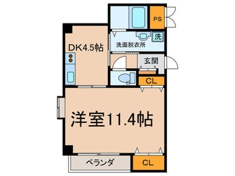 間取図 ｱﾐﾃｨ小阪