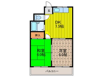 間取図 ハイツハセガワ２号館