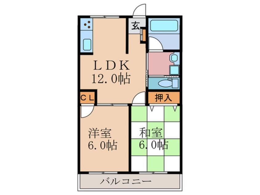 間取図 シャンボール山田