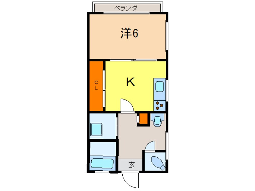 間取図 セジュ－ル舞子