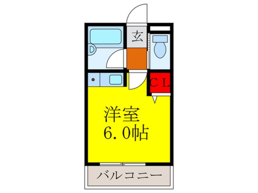 間取図 シャ・トリコロール千里丘東Ⅱ