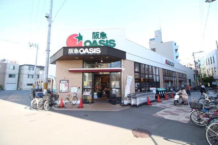 阪急オアシス(スーパー)まで233m ﾌﾟﾚｻﾝｽ淡路駅前（203）