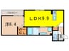 D-room WEST PARK　西宮北口 1LDKの間取り
