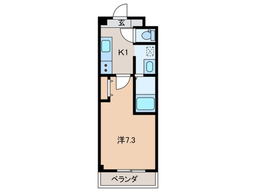 間取図 Ｓｐｒｉｎｇ南塚口