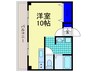 リバーサイド住道 1Rの間取り