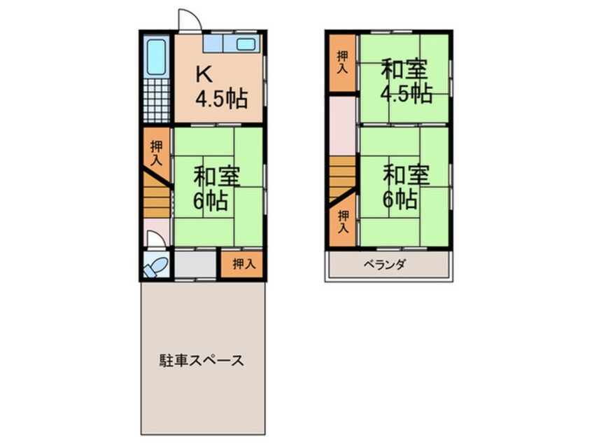 間取図 サンヴィラ東7号