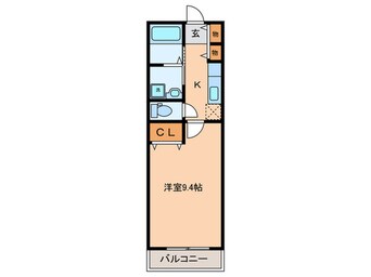 間取図 クレールコート