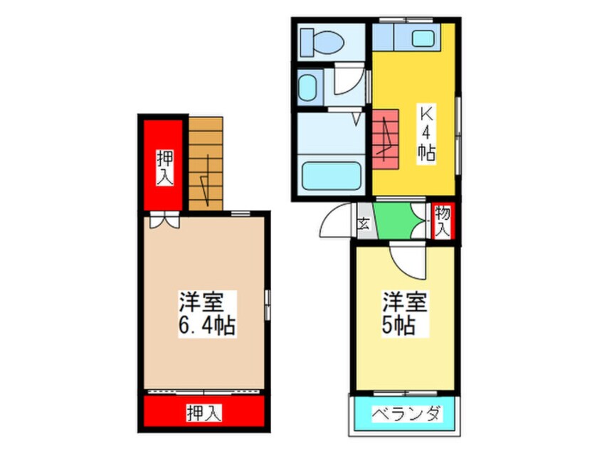 間取図 ハイマート新森