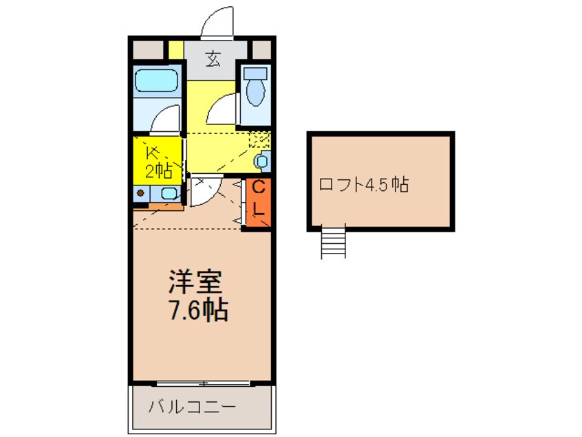 間取図 ハイムラポ－ルＰａｒｔⅤ