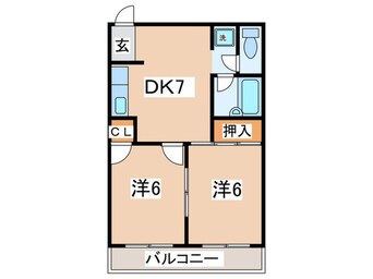 間取図 ミウチハイツ