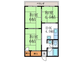 間取図 クイーンハイツ