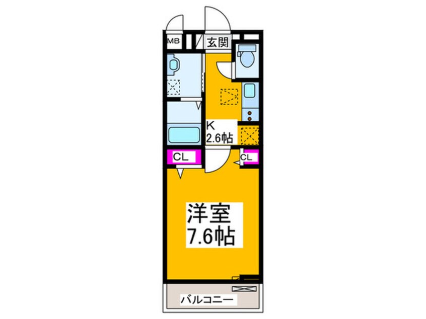 間取図 スローン・スクエア