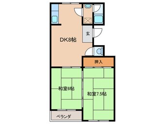 間取図 第一・第二大北マンション