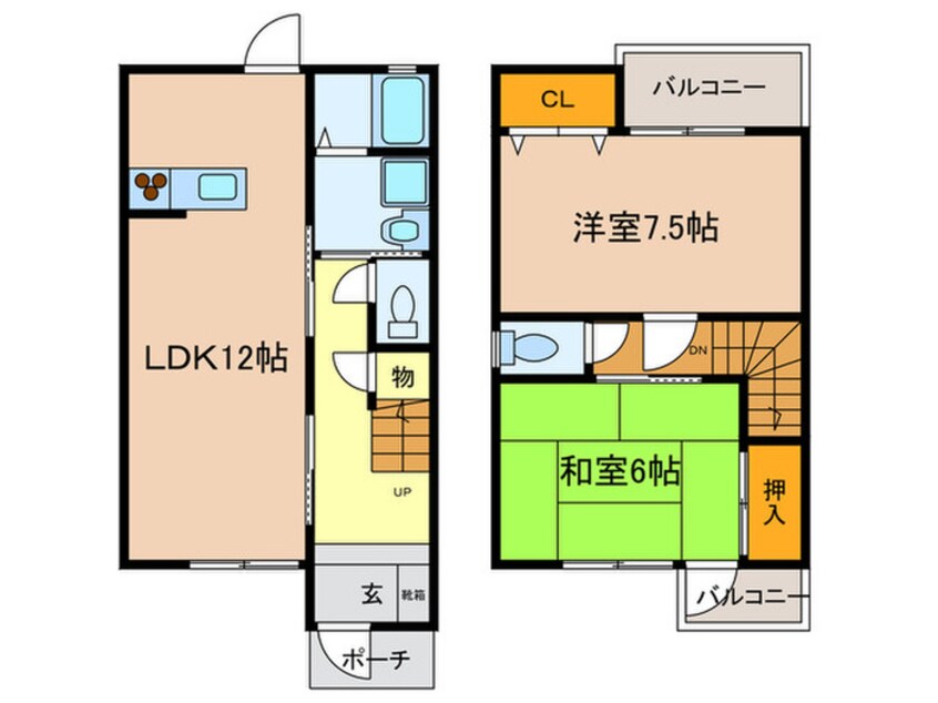 間取図 島津ハウス