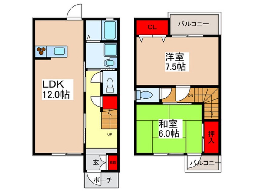 間取図 島津ハウス