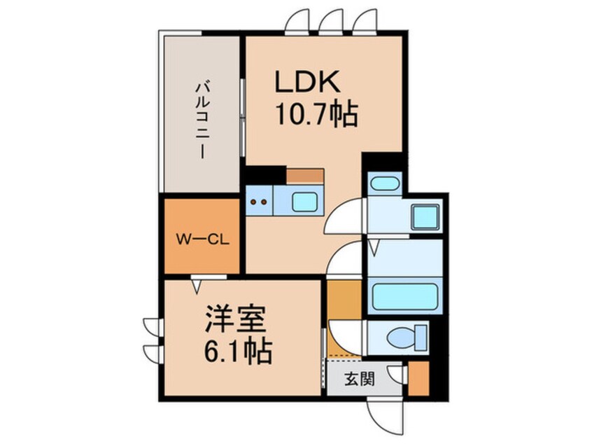 間取図 アドモアコート三津屋中