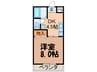 ベルフォ－レ 1DKの間取り