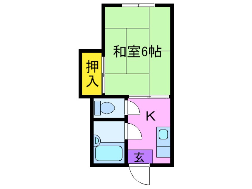 間取図 木田コーポⅡ