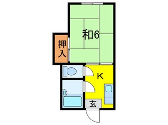 間取図 木田コーポⅡ