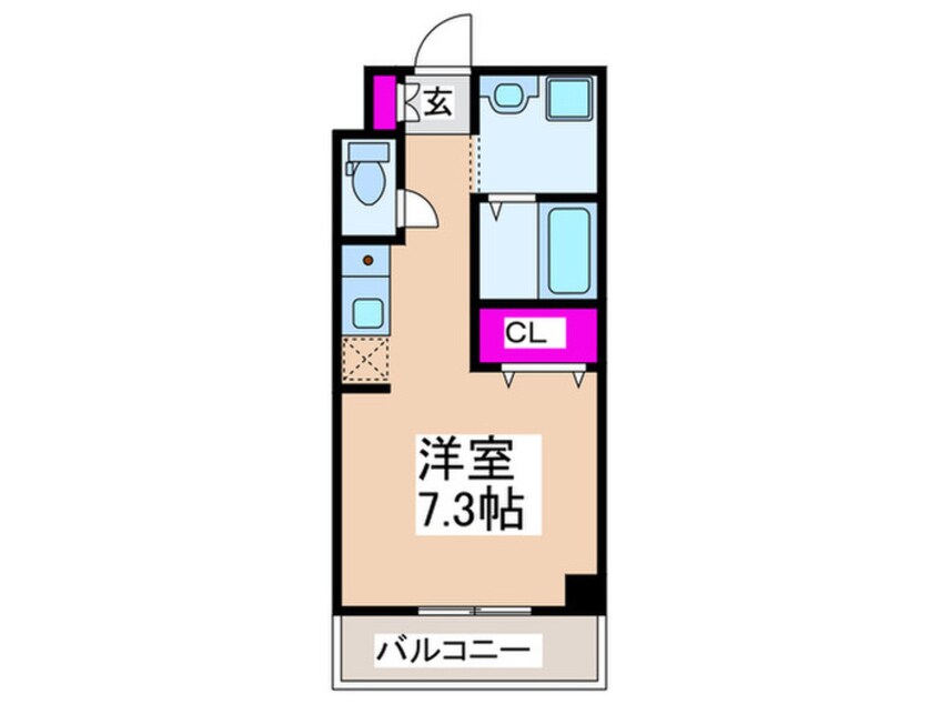 間取図 ウエムラグレース長尾