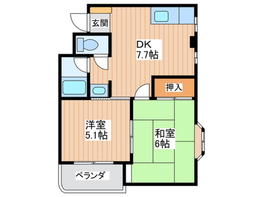 間取図 WESTヒルズ神田