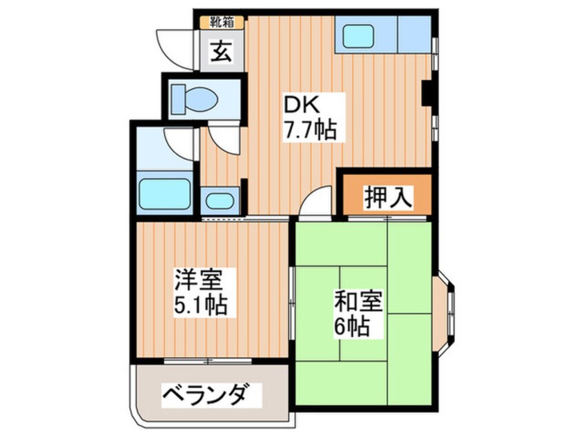 間取図 WESTヒルズ神田